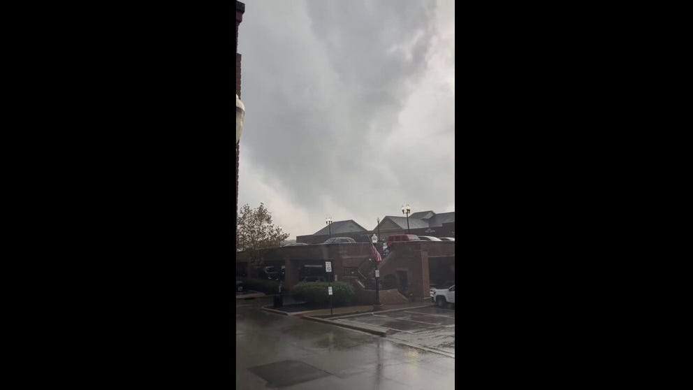 Video taken from downtown Hudson, OH as storms passed through.  