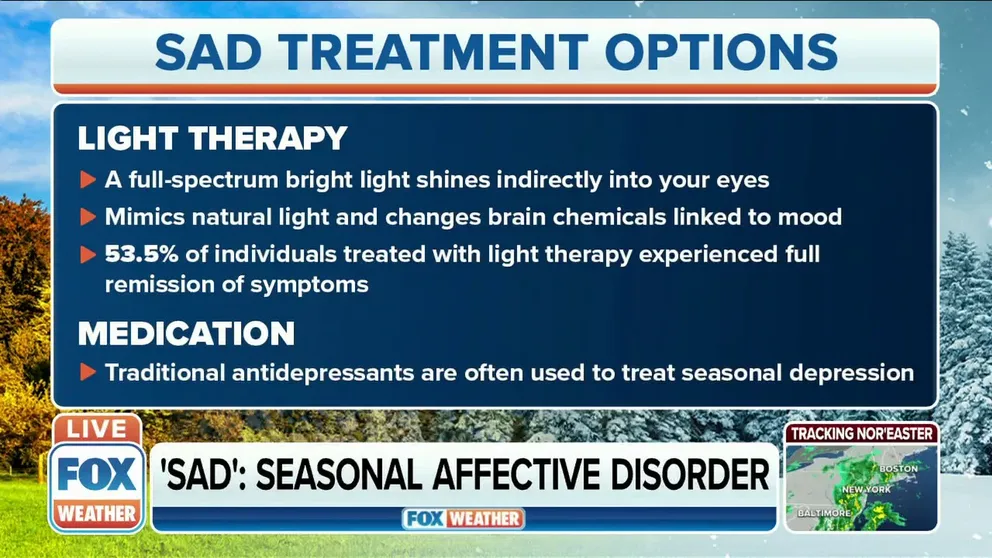 With temperatures cooling and days getting shorter, some people may begin showing signs of seasonal affective disorder. 