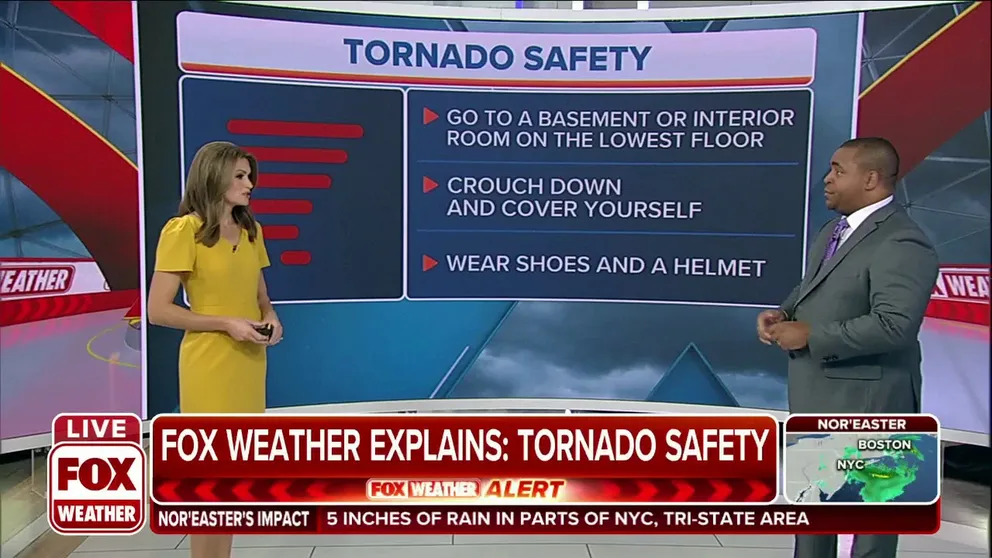 FOX Weather meteorologists Britta Merwin and Jason Frazer explain why tornado safety is so important.  