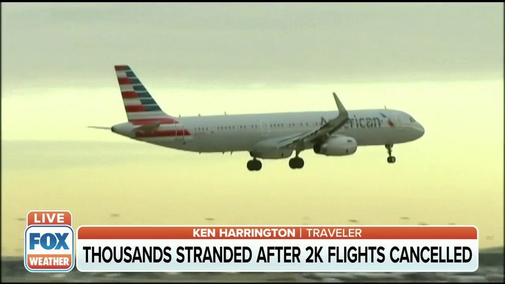 FOX 4 Reporter David Sentendrey reports from DFW Airport where thousands of passengers were stranded when American Airlines canceled 2,000 flights.