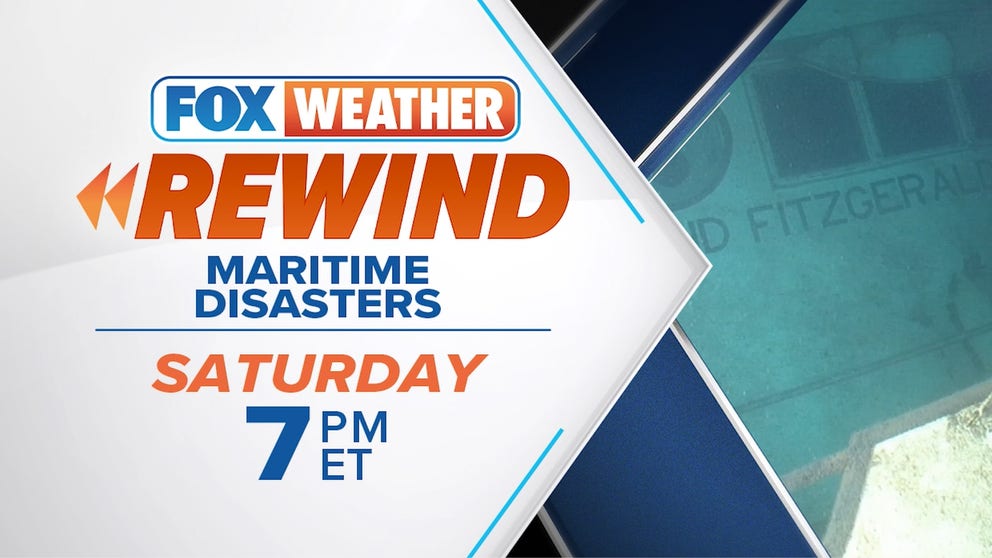 "FOX Weather Rewind: Maritime Disasters" will look at the mysterious sinking of the Edmund Fitzgerald during a storm, a man’s obsession with an ancient shipwreck in the Great Lakes, and a captain’s decision puts a crew at peril in the middle of Superstorm Sandy. 