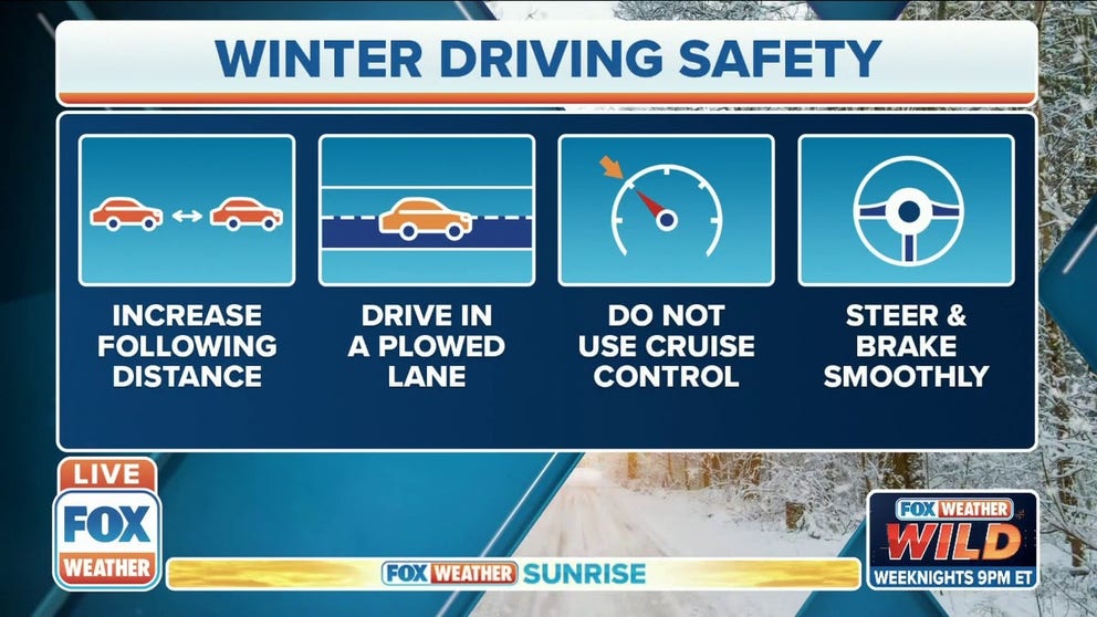 FOX Weather Meteorologists Jason Frazer and Britta Merwin explain what and what not to do when it comes to driving in winter weather. 