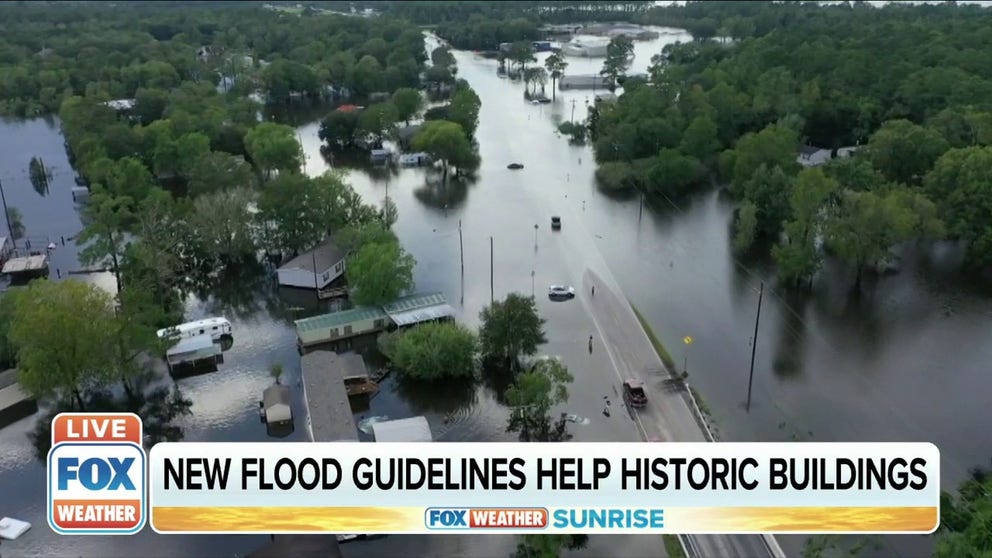 The flooding risk has long been a challenge for many historic properties, now the National Park Service has issued new guidelines to help plan for disaster.