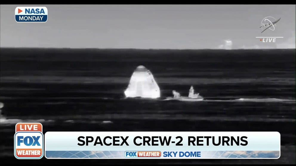 NASA's SpaceX Crew-2 returned to Earth, splashing down off the coast of Pensacola, Florida Monday night. While Crew-3 is still set to launch Wednesday night around 9 p.m.  