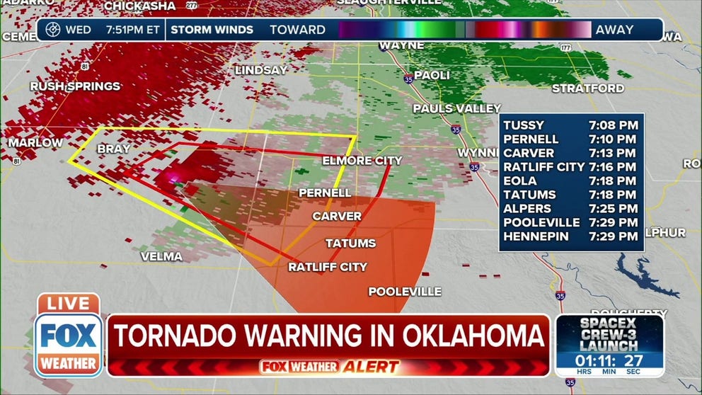 Tornado reported in Oklahoma | Latest Weather Clips | FOX Weather