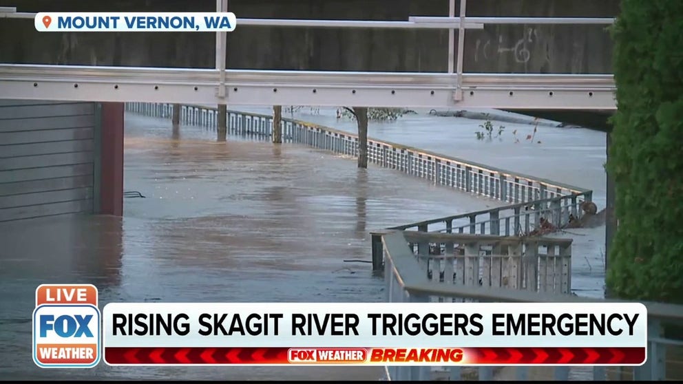 Flooding continues in Mount Vernon, Washington and other areas of the Northwest. 