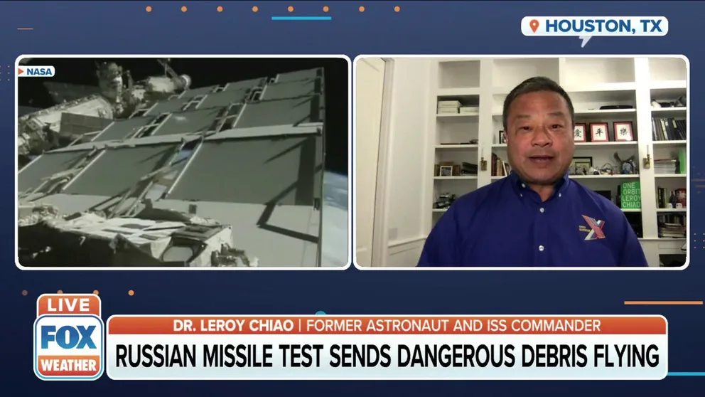 Former Astronaut Dr. Leroy Chiao talks about the dangers of space junk. 