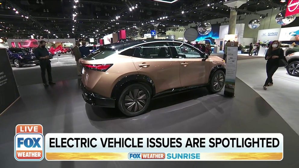 FOX Business correspondent Kelly O'Grady was at the auto show for product demos and test drives and to hear from executives at Nissan, Ford, Kia and new startup Edison Future. 