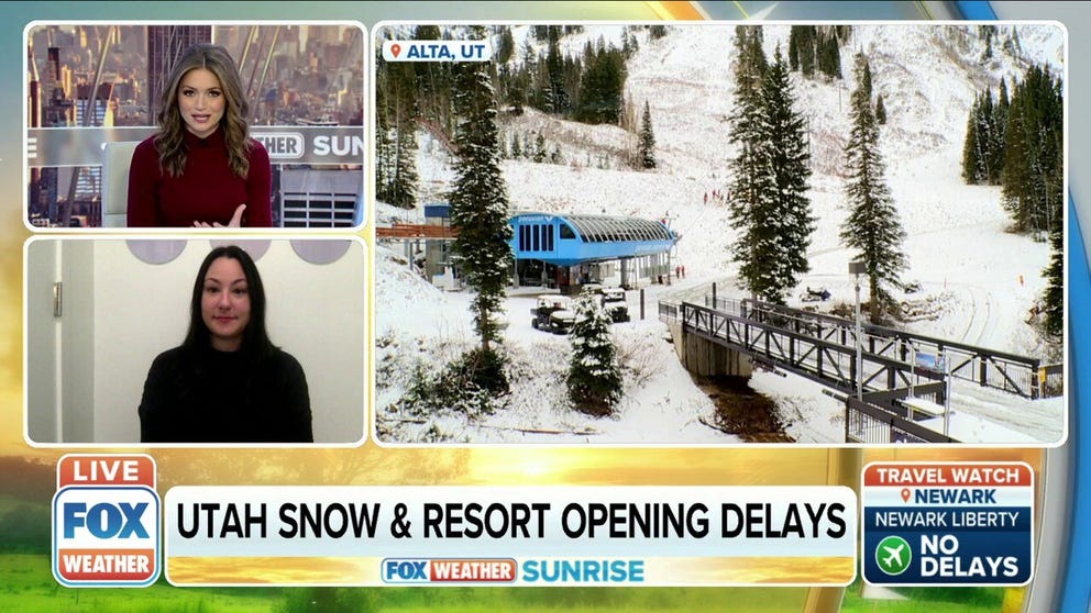 Alison Palmintere, Director of Communications at Ski Utah, talks about ski season being delayed in Utah. 