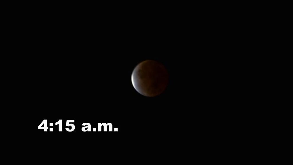 Stargazers in the United States marveled at the night sky in the early hours of Nov. 19 as the longest partial lunar eclipse in hundreds of years began. Nathan Pace posted this footage showing the moment from his vantage point in Linton, Indiana.