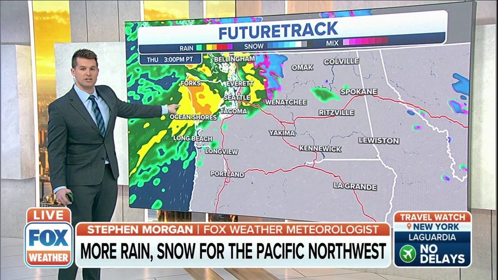 Heavy Rain, Mountain Snow Take Aim At Pacific Northwest | Fox Weather