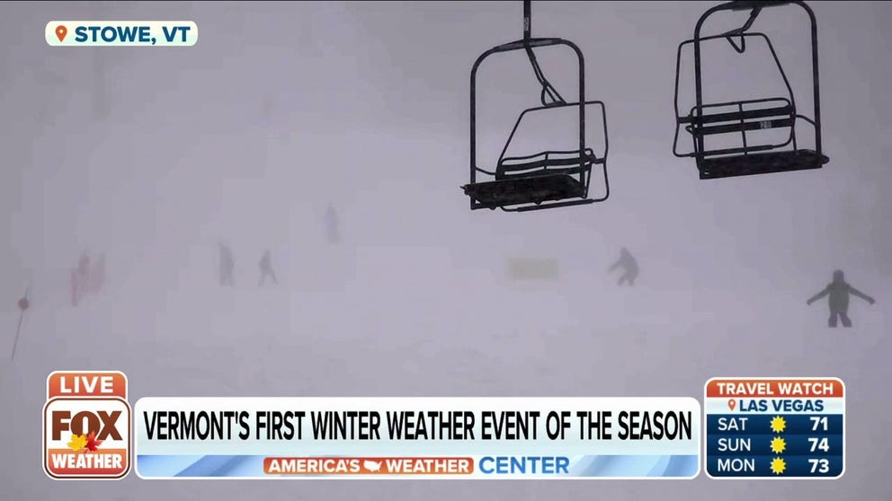 Ski season is underway in Vermont as the state sees its first winter weather event. 