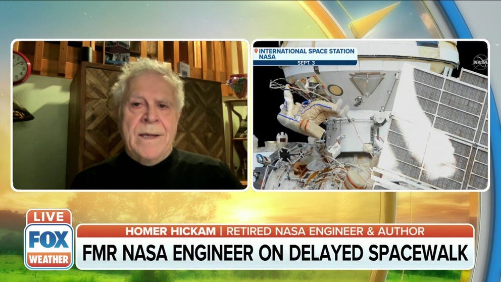 Homer Hickam, best-selling author and retired NASA Engineer, explains why the spacewalk scheduled for Nov. 30 was delayed. 