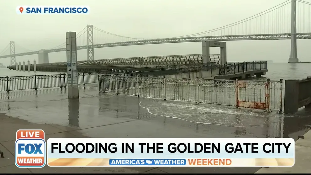 Coastal Flood Advisories have been issued for low-lying areas of the San Francisco Bay shoreline and Humboldt Bay because of king tides. FOX Weather’s Steve Bender is in San Francisco with more on unusual high tides expected this weekend.