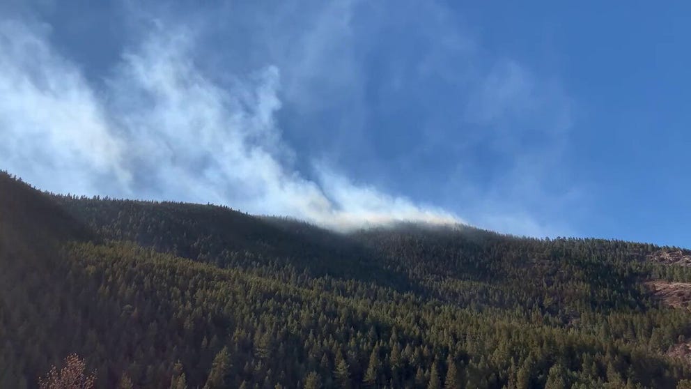 Evacuations are underway outside Idaho Springs, Colorado, after a wildfire broke out early Sunday morning.