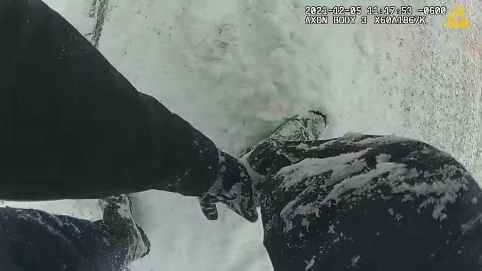 A Wausau, Wisconsin police officer didn't catch himself from falling but his body cam caught the whole thing.