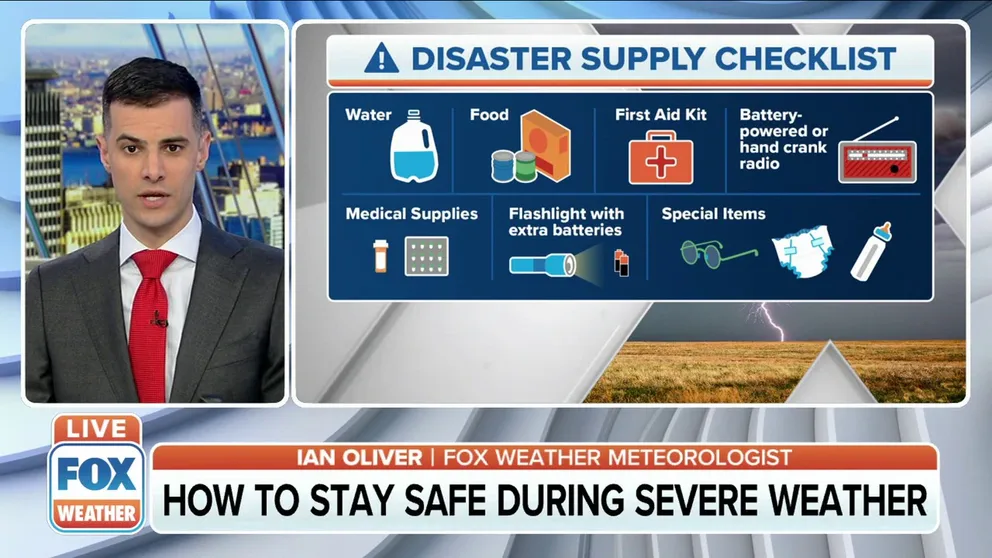 FOX Weather meteorologist Ian Oliver explains how to stay safe during severe weather and tornadoes. 