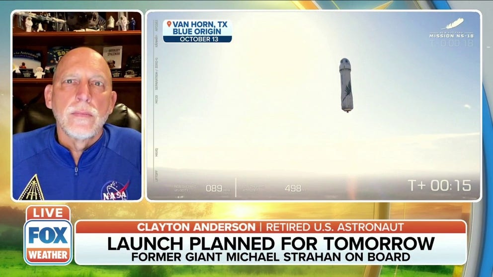Retired astronaut Clayton "Astro Clay" Anderson previews the Blue Origin launch planned for Saturday. 