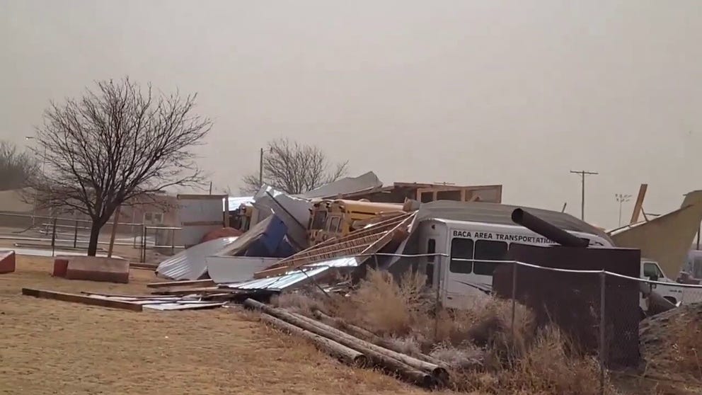 Wind gusts as strong as 107 mph blew through Colorado on Dec. 15, as a powerful storm system swept across several states, the National Weather Service said. Christina Ardolino said she recorded video from Springfield on Wednesday as she surveyed the damage.