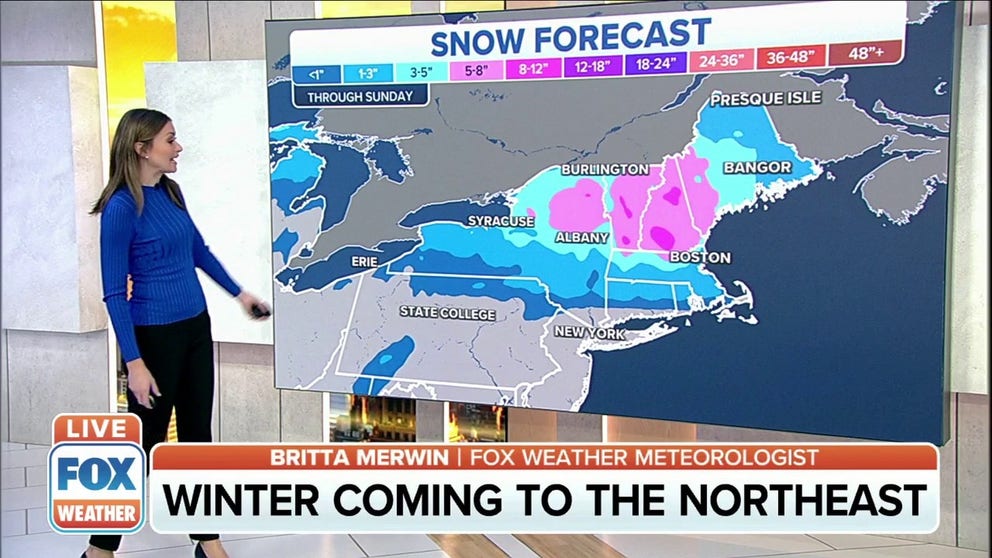 Northeast snow and ice could get messy this weekend | Latest Weather ...