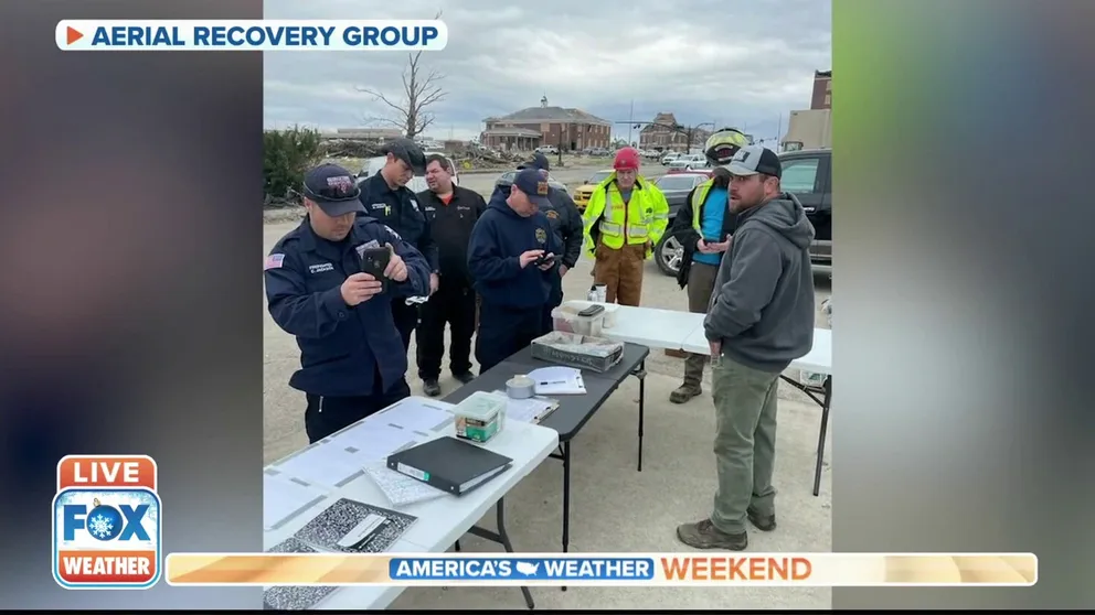 Aerial Recovery Group has been helping in Kentucky since the tornadoes hit last weekend. 