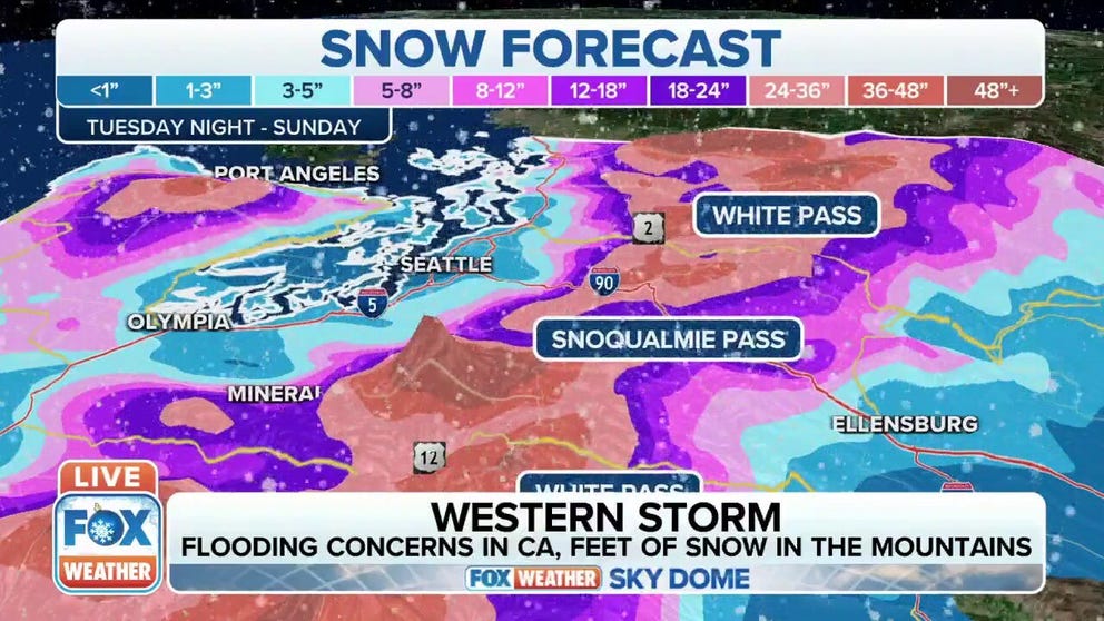 Up to 4 feet of new snow is expected for California mountains just ahead of Christmas. 