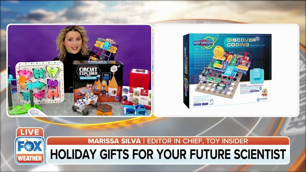 Marissa Silva, Editor in Chief at Toy Insider, talks about the different gifts you could give the future scientist in your family for Christmas this year. 