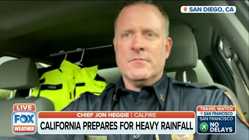 CAL FIRE chief Jon Heggie on keeping people safe amid widespread rain in California. 
