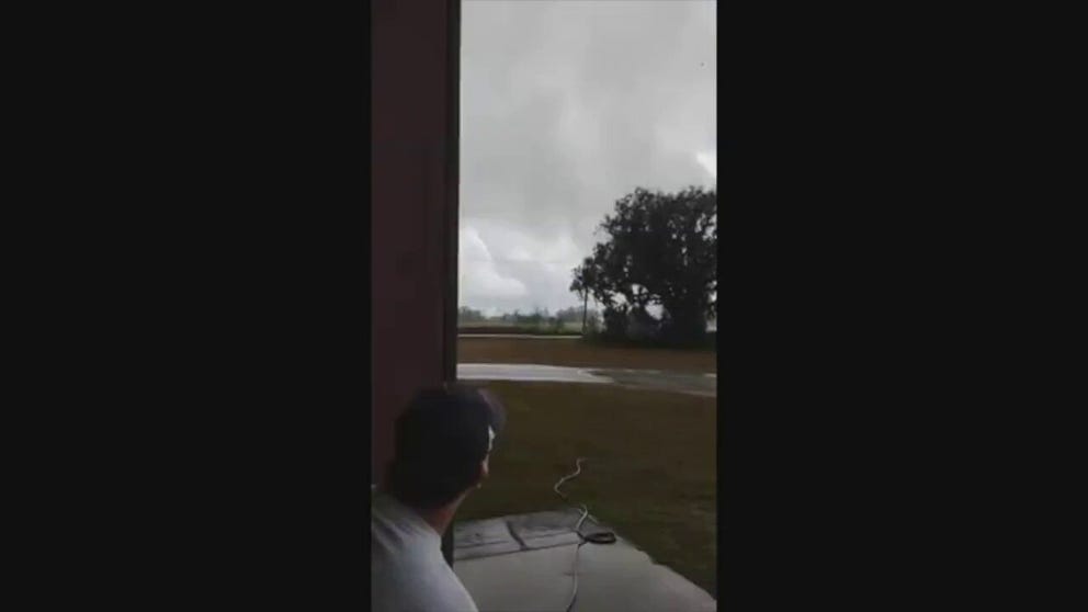 Video shows a possible tornado in Bainbridge, Georgia on Wednesday afternoon.