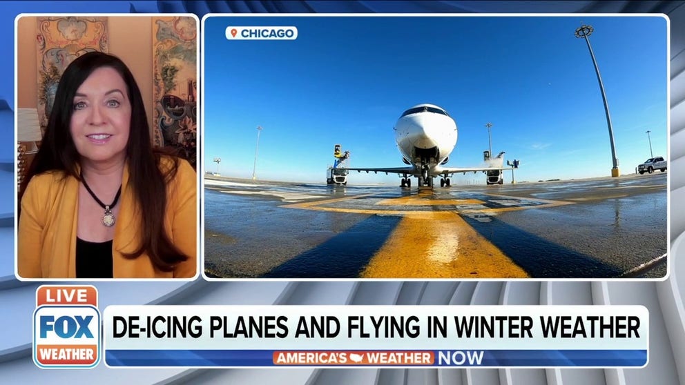 Commercial airplane pilot Kathleen Bangs discusses how crucial de-icing and anti-icing is so aircraft remains safe. 