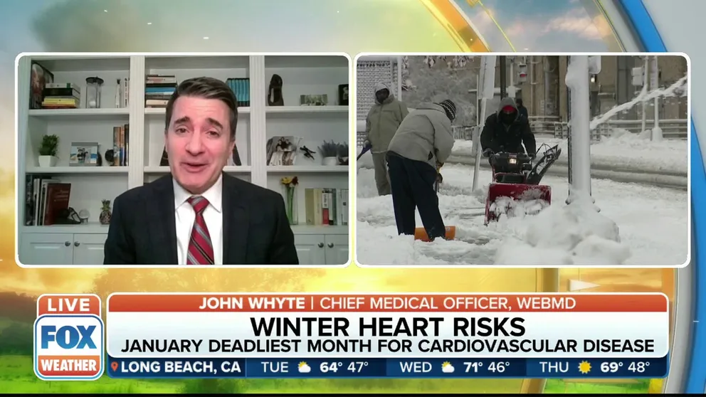 John Whyte, Chief Medical Officer at WebMD, explains why a perfect storm of risk factors makes January the highest month for heart attacks.