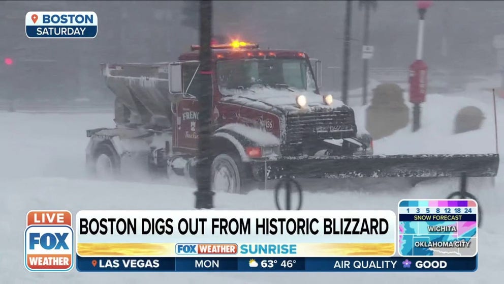 Boston digging out from historic blizzard over the weekend | Latest ...