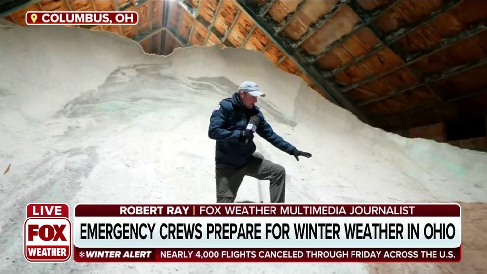 FOX Weather's Robert Ray is reporting from Columbus, Ohio, as the city prepares for ice and snow. 