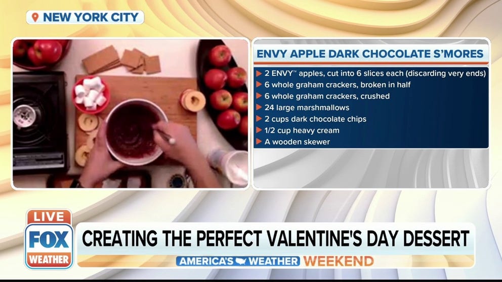Chef George Duran joins FOX Weather to cook up the perfect dessert that you and your special someone can enjoy on Valentine’s Day.