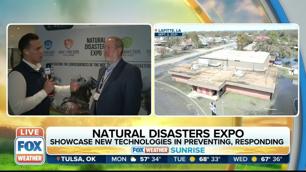 FOX Weather correspondent Steve Bender is in Miami, Florida, where he spoke to Roderick Scott, with the Flood Mitigation Industry Association, who explained the importance of the Natural Disasters Expo. 