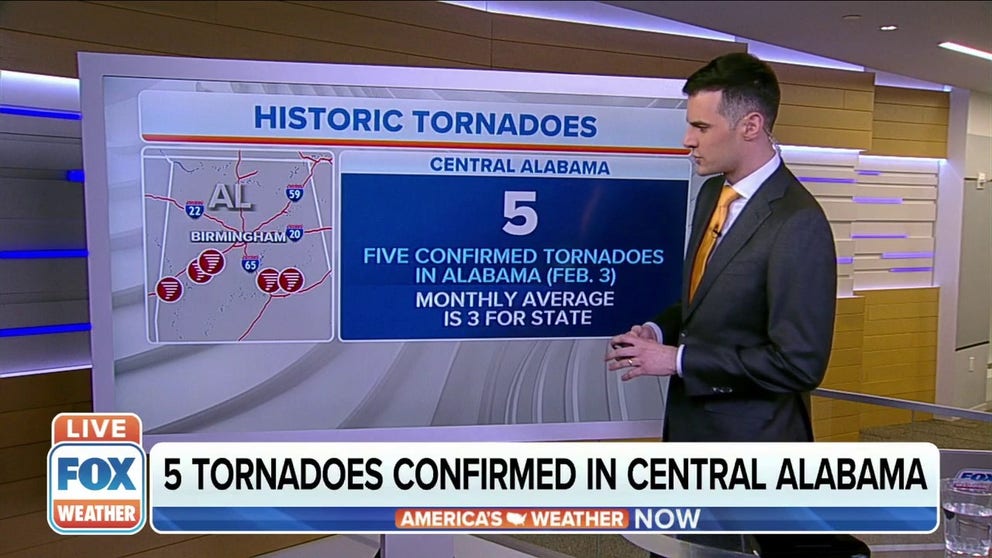 NWS: Five tornadoes touched down in Alabama on February 3 | Latest ...