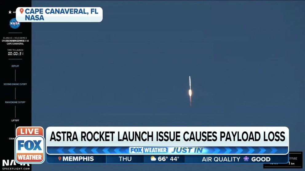 Astra launched Thursday on its maiden voyage from Florida. However, it did not achieve its mission of delivering four small spacecraft into orbit.