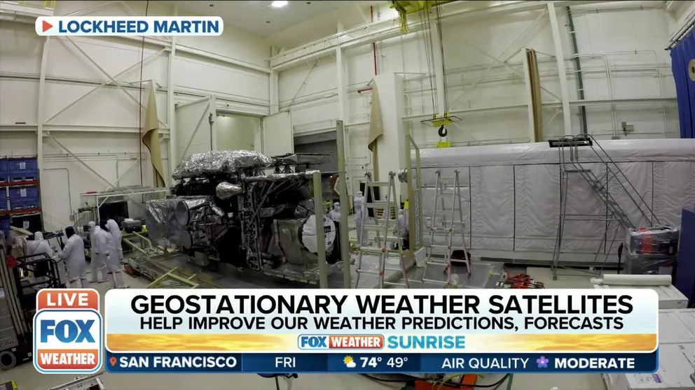 FOX Weather correspondent Steve Bender is in Littleton, CO, as he previews the GOES-T satellite's enhanced features along with Lockheed Martin. 
