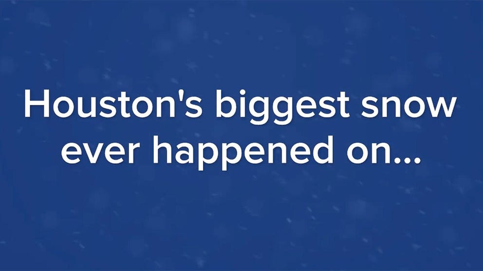 Winter weather of any kind is a rarity in Houston, but there was one day when 20 inches of snow fell in the city.
