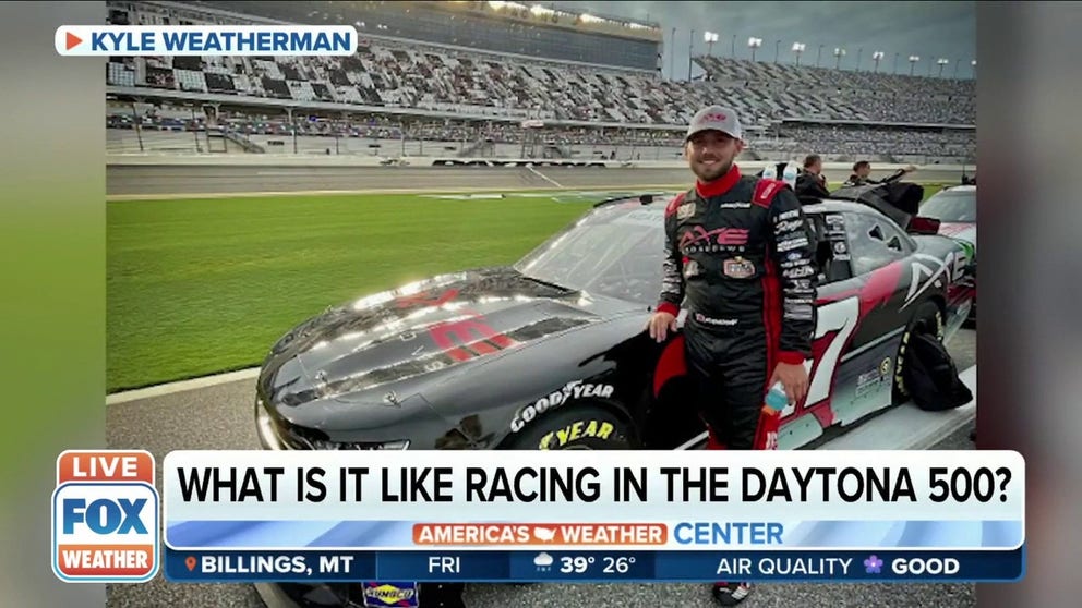 Kyle Weatherman, Driver of the #92 in NASCAR Xfinity Series, explains what it's like driving in the Daytona 500.