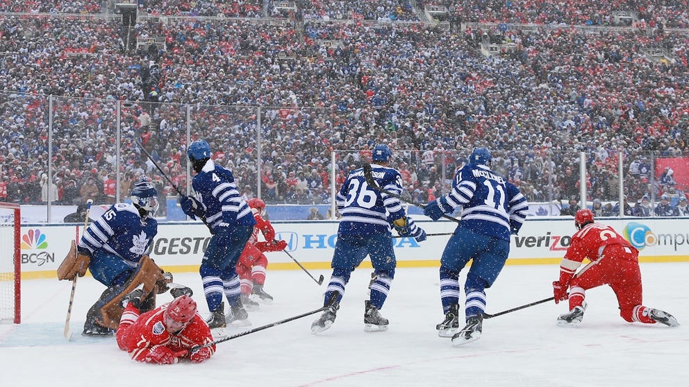 Every season, the NHL puts on a series of outdoor games. Football and baseball fields are converted into ice rinks, and regular-season games are played in the elements.