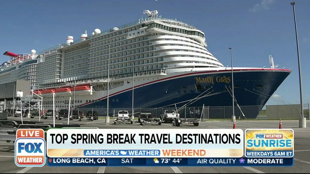 We are making it through winter, and spring break is around the corner. Right now could be the perfect time to book a cruise and sail away. Laura Ratliff, editorial director of Tripsavvy, joins FOX Weather with everything you need to know before booking your next cruise.