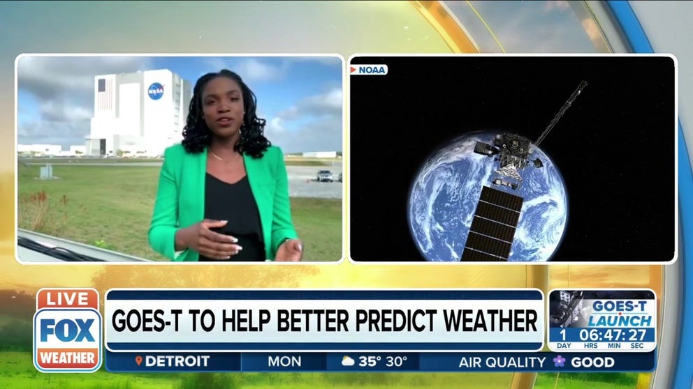 Tewa Kpulun, Geostationary Lightning Mapper (GLM) Science Lead at Lockheed Martin, explains how the GOES-T satellite will help better predict the weather.