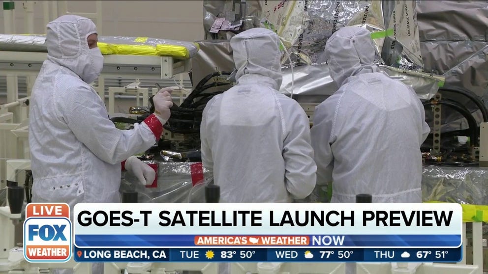 Steve Bender joins FOX Weather as the GOES-T satellite is prepared for launch on Tuesday March, 1, 2022