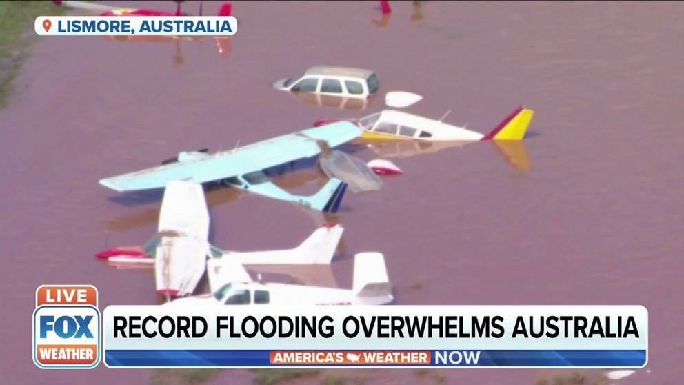 Eight dead thousands evacuated after 26 inches of rain fell in just three days across Eastern Australia.