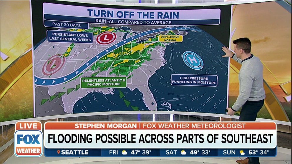Heavy rain threatens to create Sunday soaker in Southeast | Latest ...