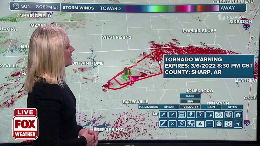 Tornado Warning until 8:30 | Latest Weather Clips | FOX Weather