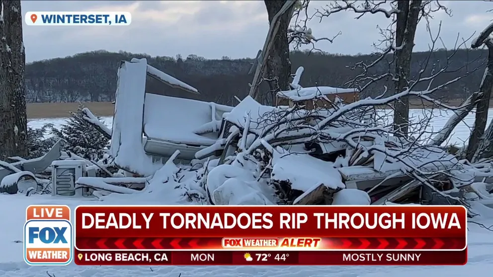 FOX Weather’s Robert Ray speaks with a Winterset, Iowa family on rebuilding efforts. Residents have experienced ‘extreme losses’ from a deadly EF-4 tornado. 