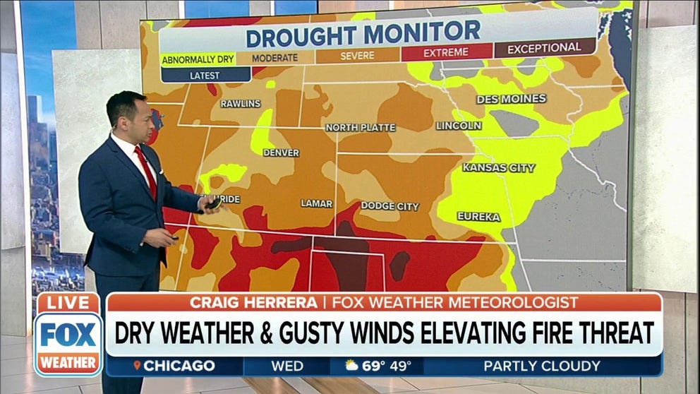 Fire Weather Warnings across portions of the Plains | Latest Weather ...