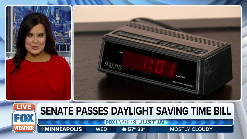 Senate passes a bill, known as the Sunshine Protection Act, to make Daylight Saving Time permanent. Americans would no longer be forced to change their clocks twice a year.